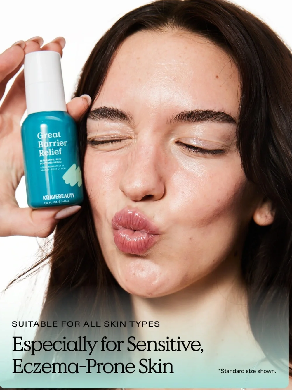 KRAVEBEAUTY GREAT BARRIER REEF REPARATIVE, SKIN-SOOTHING TREATMENT 45ML NEW